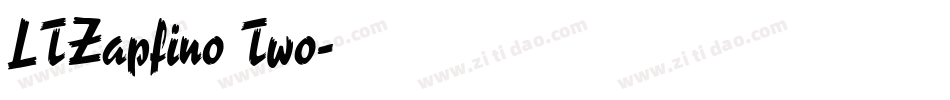 LTZapfino Two字体转换